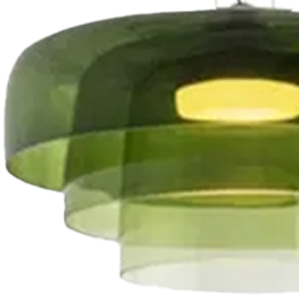 Nordic Triple Layer Glass Pendant Lights Dining Room  Chandelier