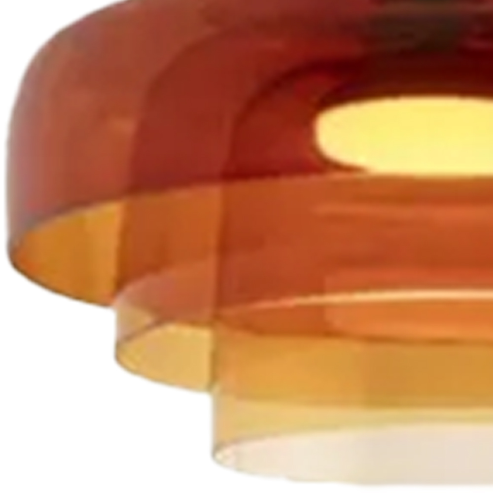 Nordic Triple Layer Glass Pendant Lights Dining Room  Chandelier