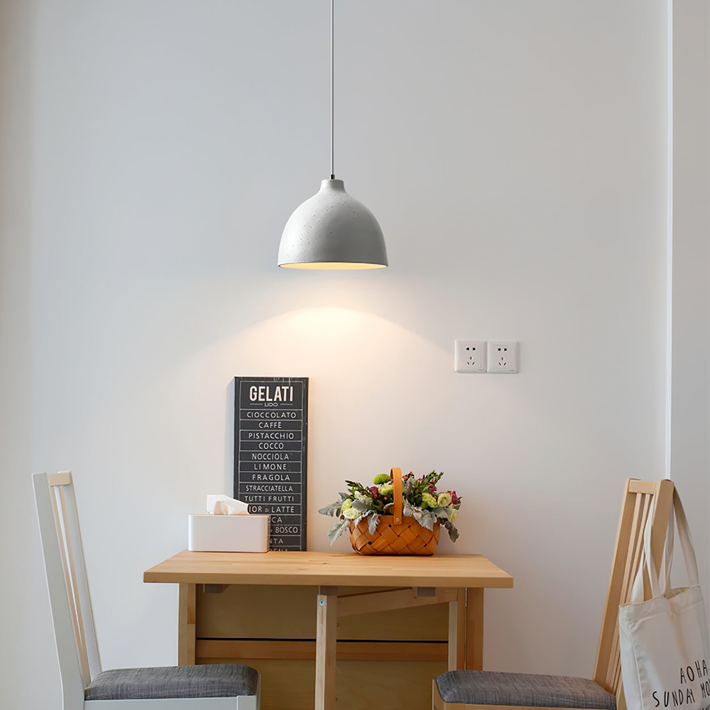 Resin Bowl Pendant Lamp 