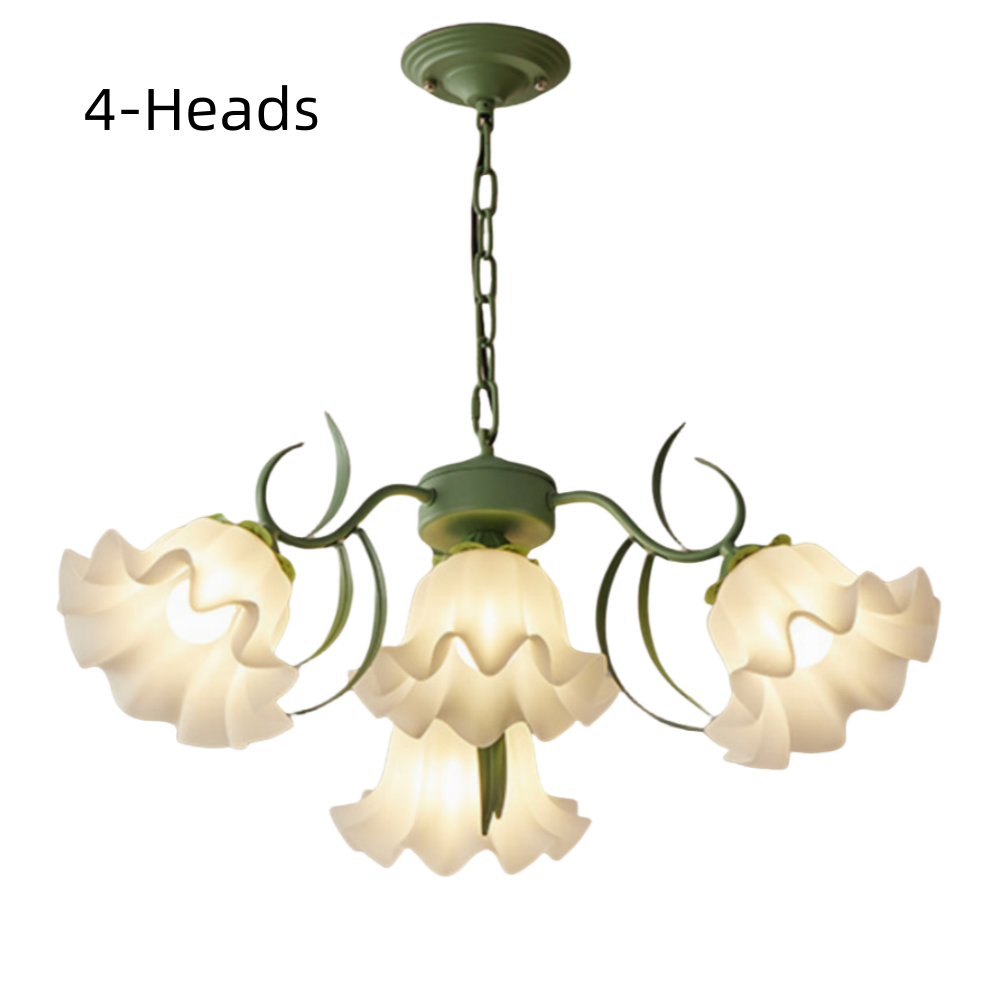 French Ceiling Lily Of The Valley Flower Lamp Dining Room Bedroom Lamp