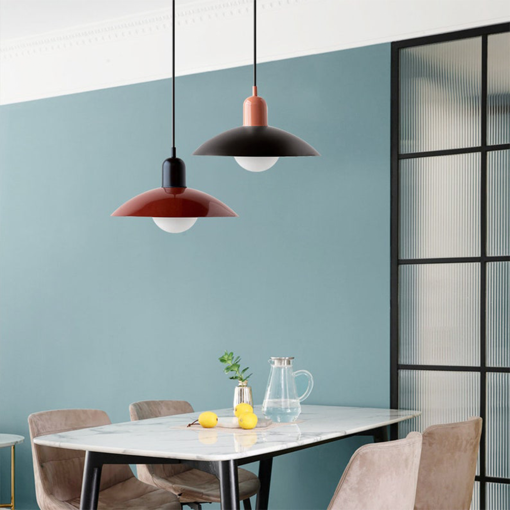 Mid Century Colorful Macaron Bauhaus Pendant Light -