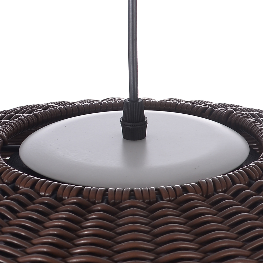 Outdoor Waterproof Restaurant Hand-woven Rattan Chandelier