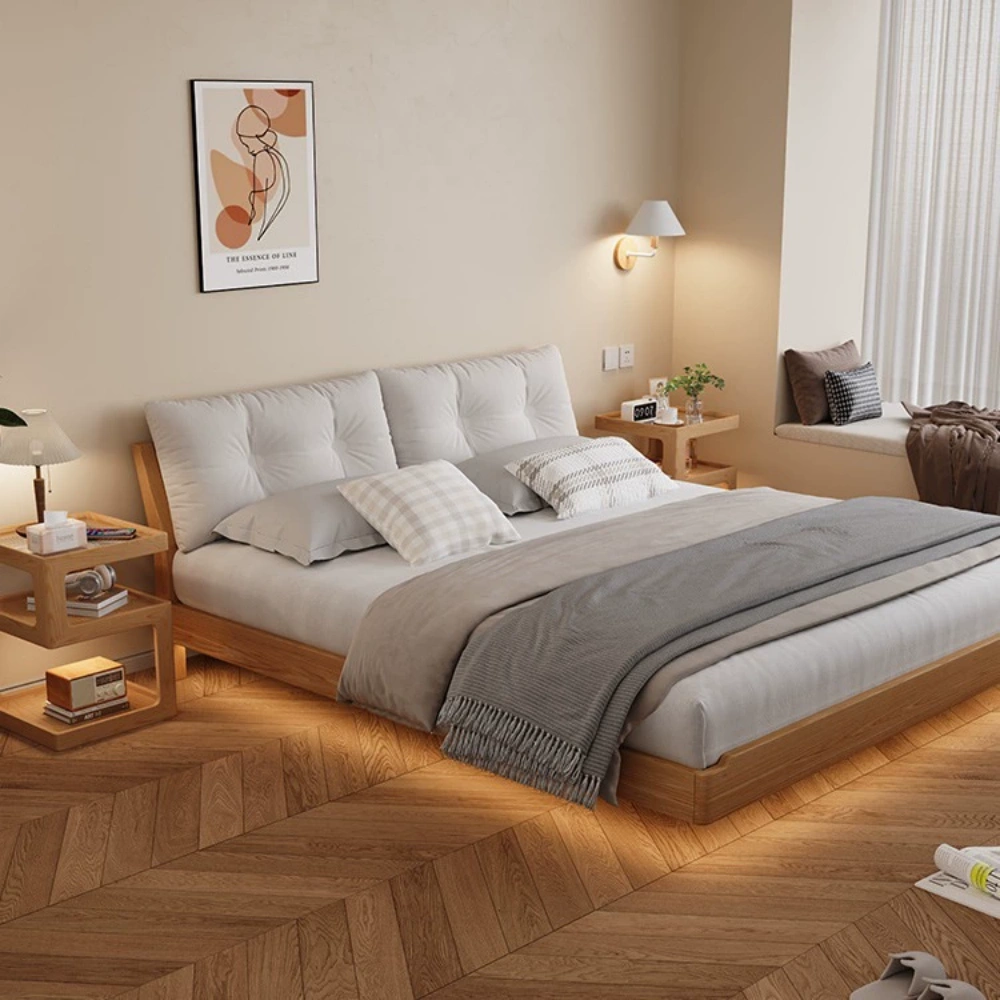 Solid Wood Bedside Table Small Bedroom Multi-layer Bedside Table