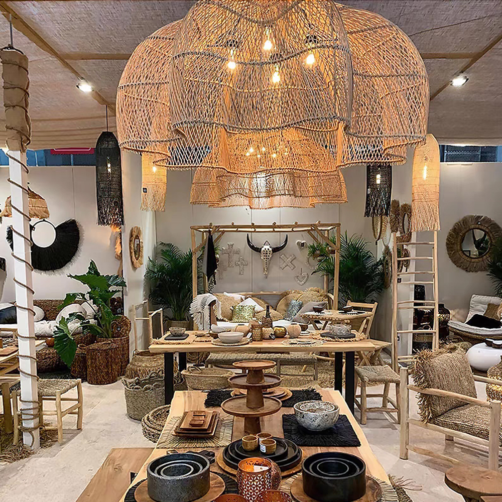 Rattan Novelty Pendant Lights Wicker Pendant Shade