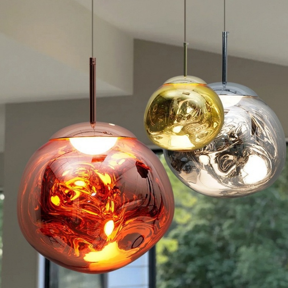 Designer Lava Chandelier Villa Loft Duplex Stairwell Pendant Light