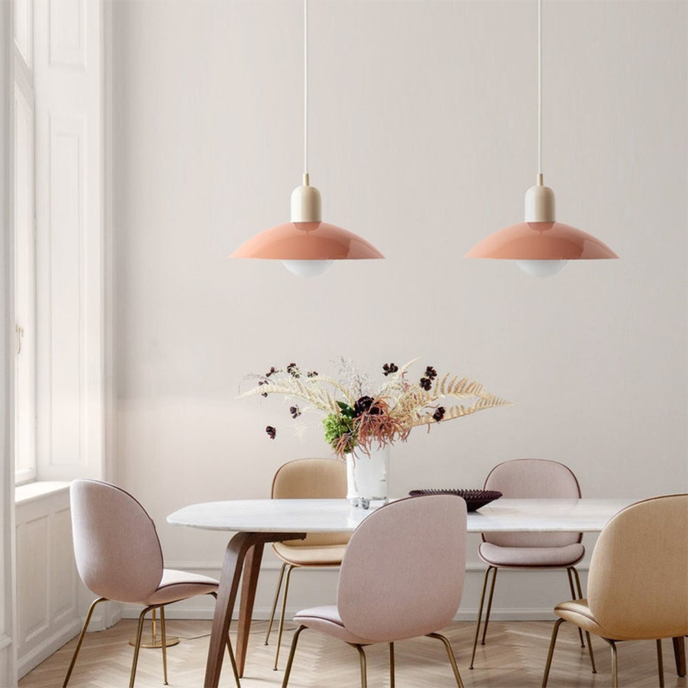 Mid Century Colorful Macaron Bauhaus Pendant Light -