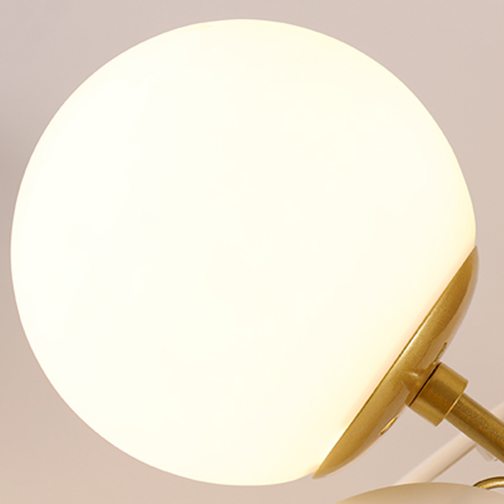 Nordic Colorful Elegant Living Room Creative Glass Magic Bean Chandelier