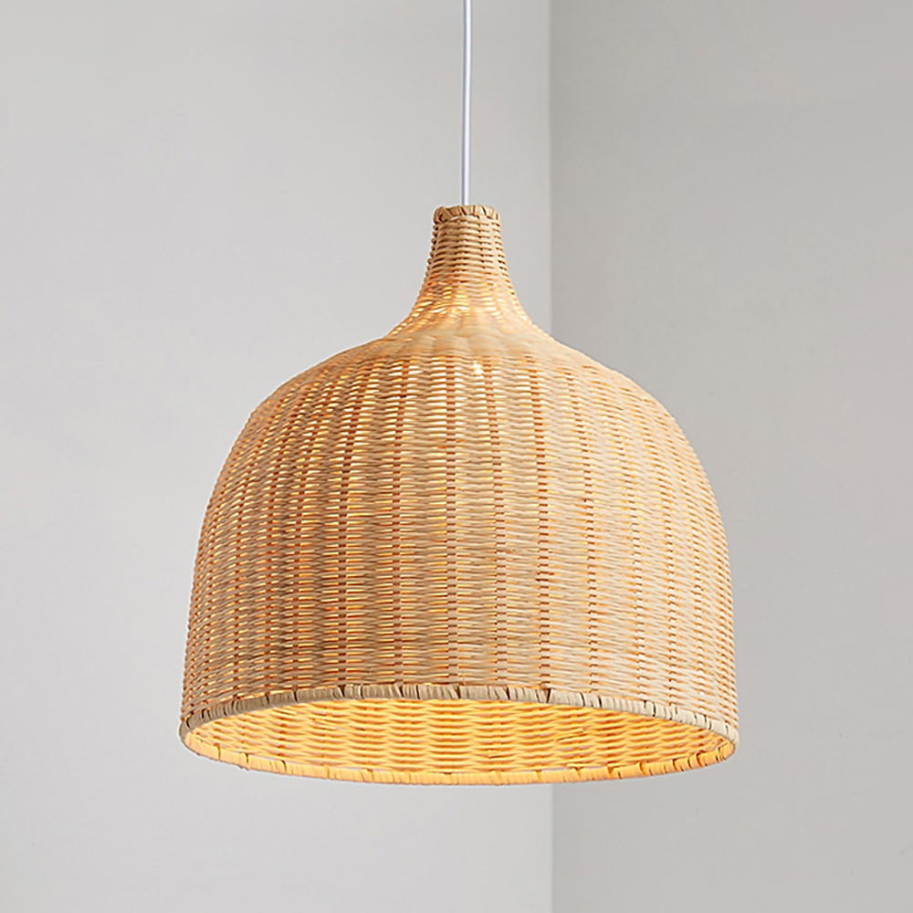 Bohemian Pendant Lampshade Rattan Woven Pendant Light
