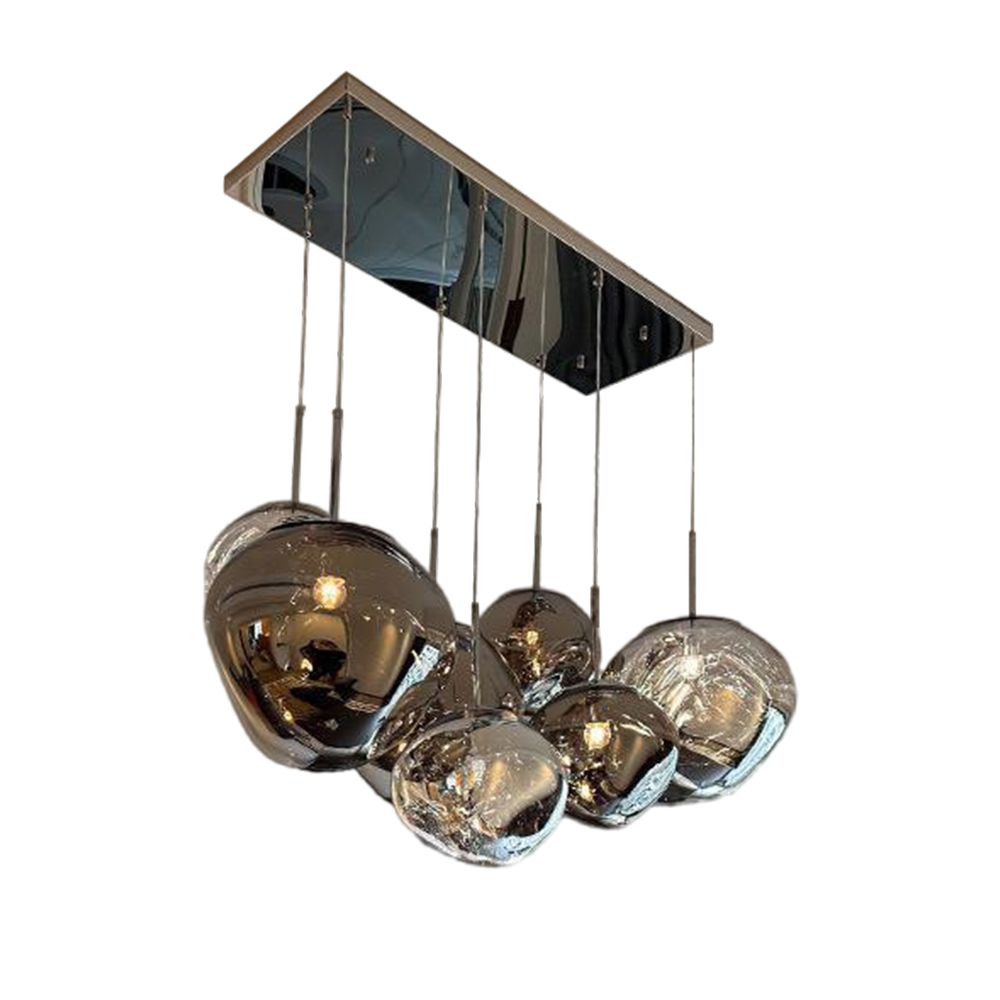 Multi-combination Pendant Lights Nordic Lava Lamp Villa Living Room Duplex Staircase Chandelier