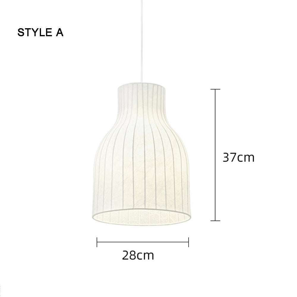 Japanese-style  Restaurant Silk Chandelier Living Room Creative Overhead Pendant Lamp