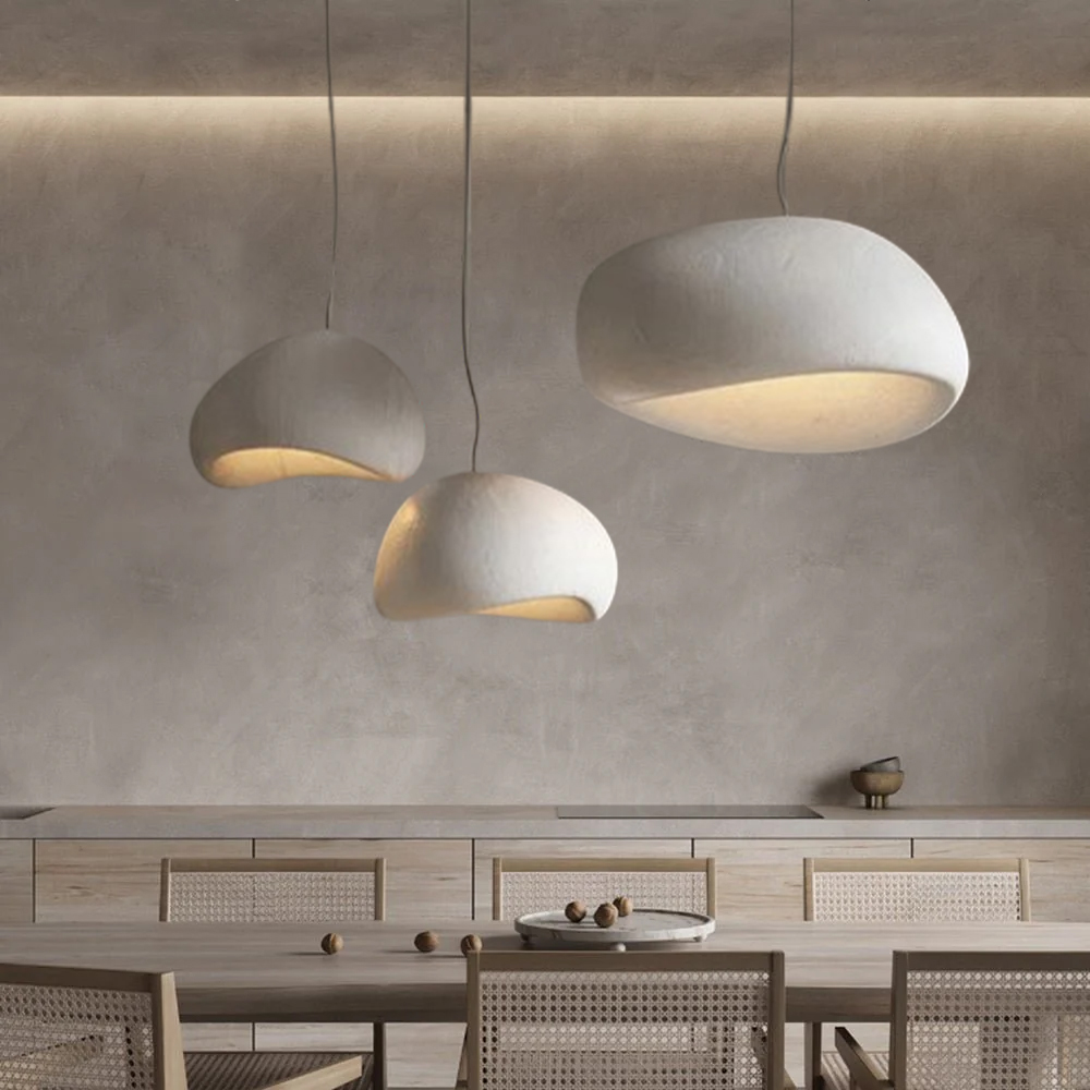 Nordic Style Resin Oval Pendant Lights