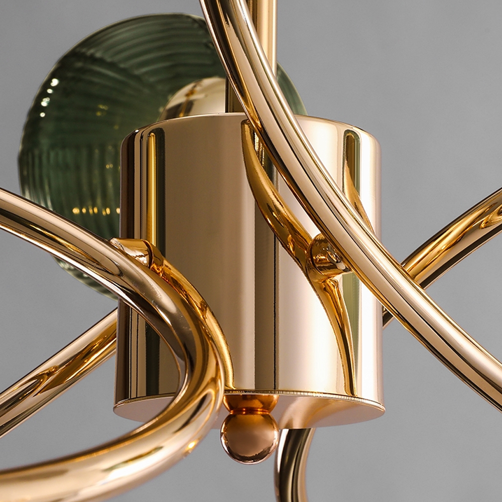 Magic Bean Glass Pendant Lamp Nordic Molecular Light Restaurant Living Room Chandelier