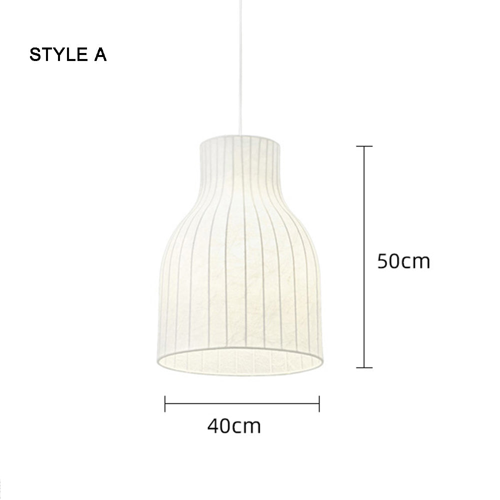 Japanese-style  Restaurant Silk Chandelier Living Room Creative Overhead Pendant Lamp