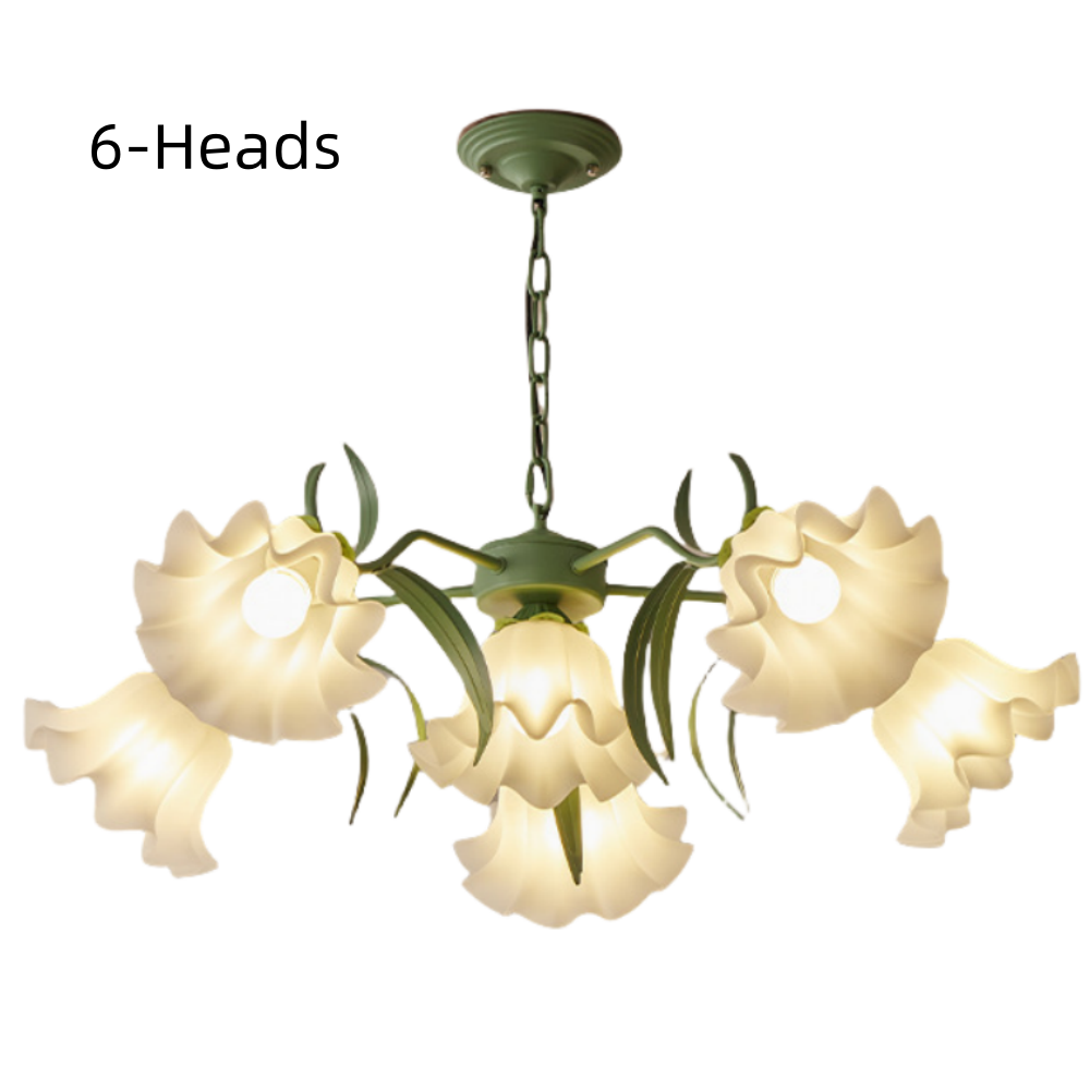 French Ceiling Lily Of The Valley Flower Lamp Dining Room Bedroom Lamp