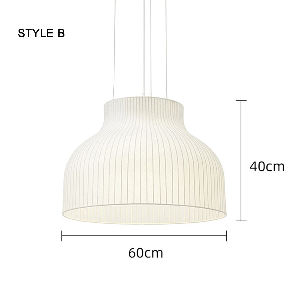 Japanese-style  Restaurant Silk Chandelier Living Room Creative Overhead Pendant Lamp