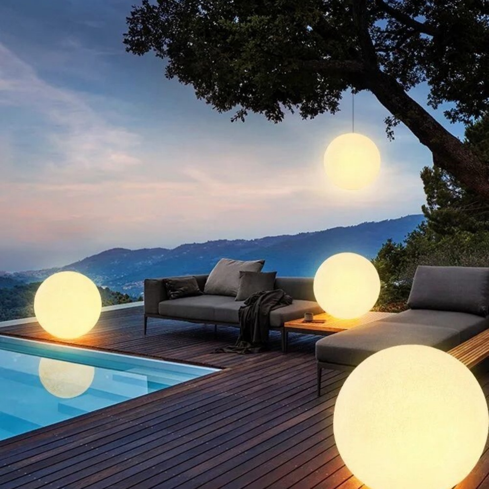 Outdoor Waterproof Moon Floor Lamp Indoor Atmosphere Lamp