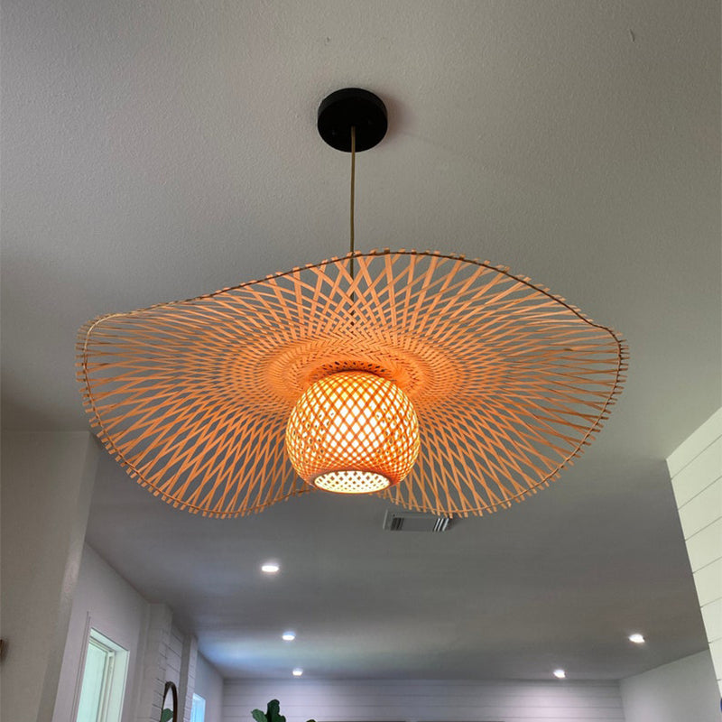 High Quality Wicker Pendant Lamp Bamboo Lampshade