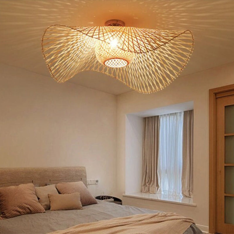 High Quality Wicker Pendant Lamp Bamboo Lampshade