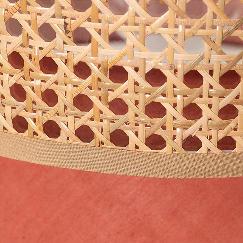 Home Decor Rattan Pendant Lampshade Weave Chandelier