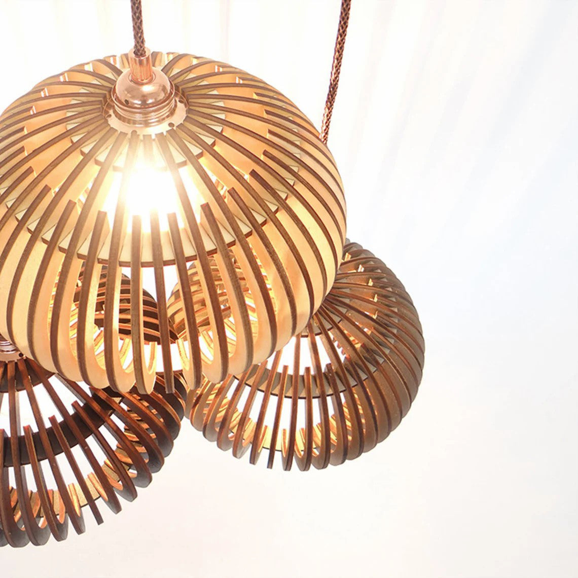 Scandinavian Style Wooden Pendant Lamp