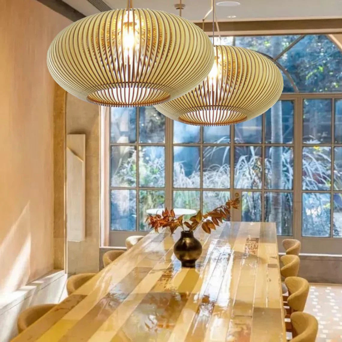 Scandinavian Style Wooden Pendant Lamp