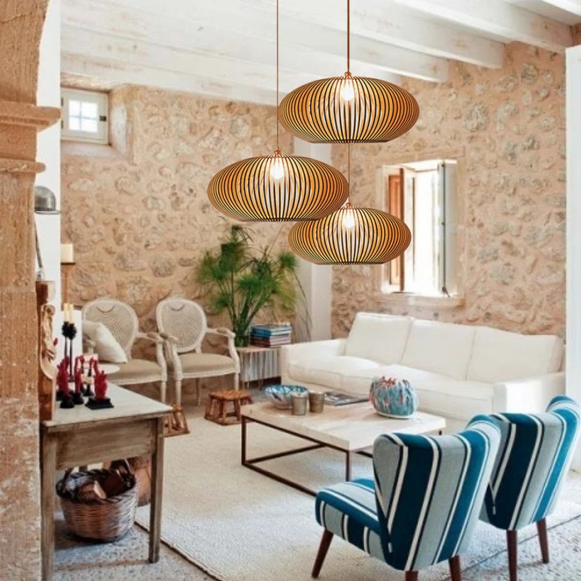 Scandinavian Style Wooden Pendant Lamp