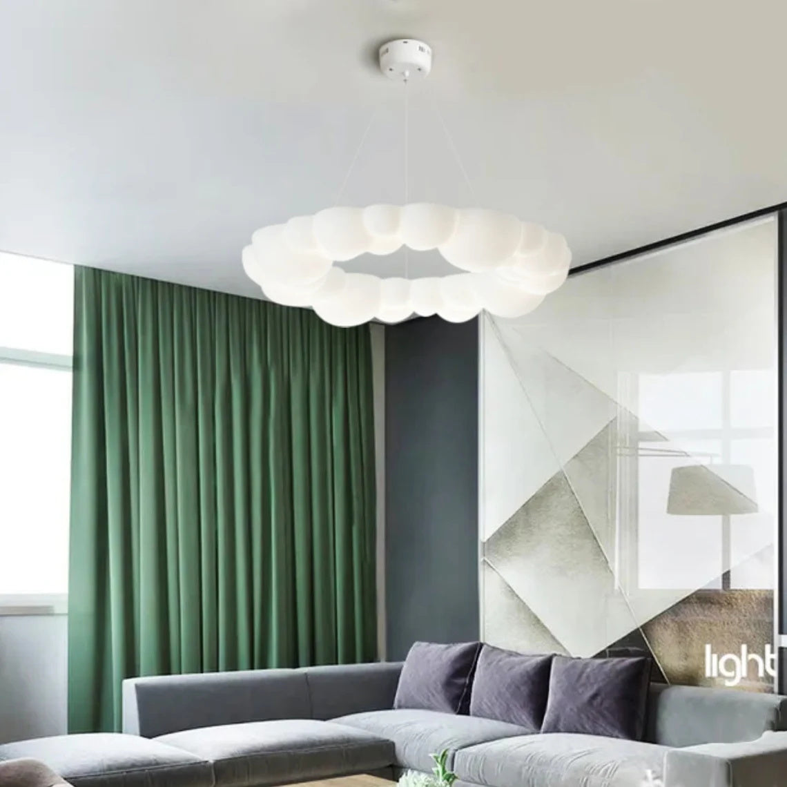 Creative Cloud Design Donut Style Pendant Lights