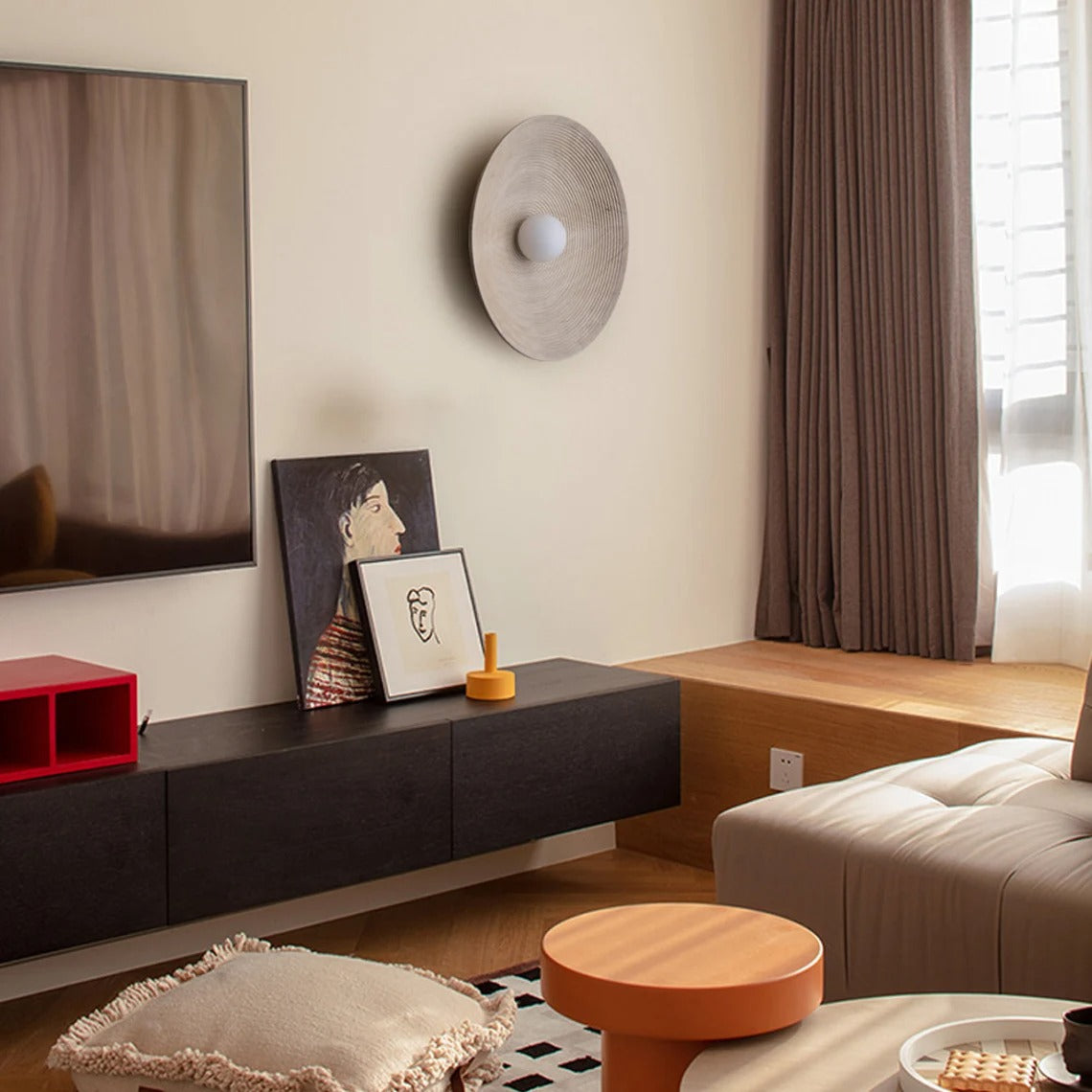 Modern Art Background Wall Decorative Lamp