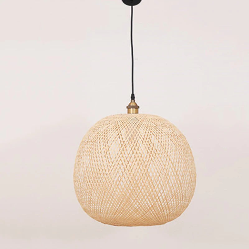 Bamboo Woven Chandeliers Decorative Pendant Lampshades