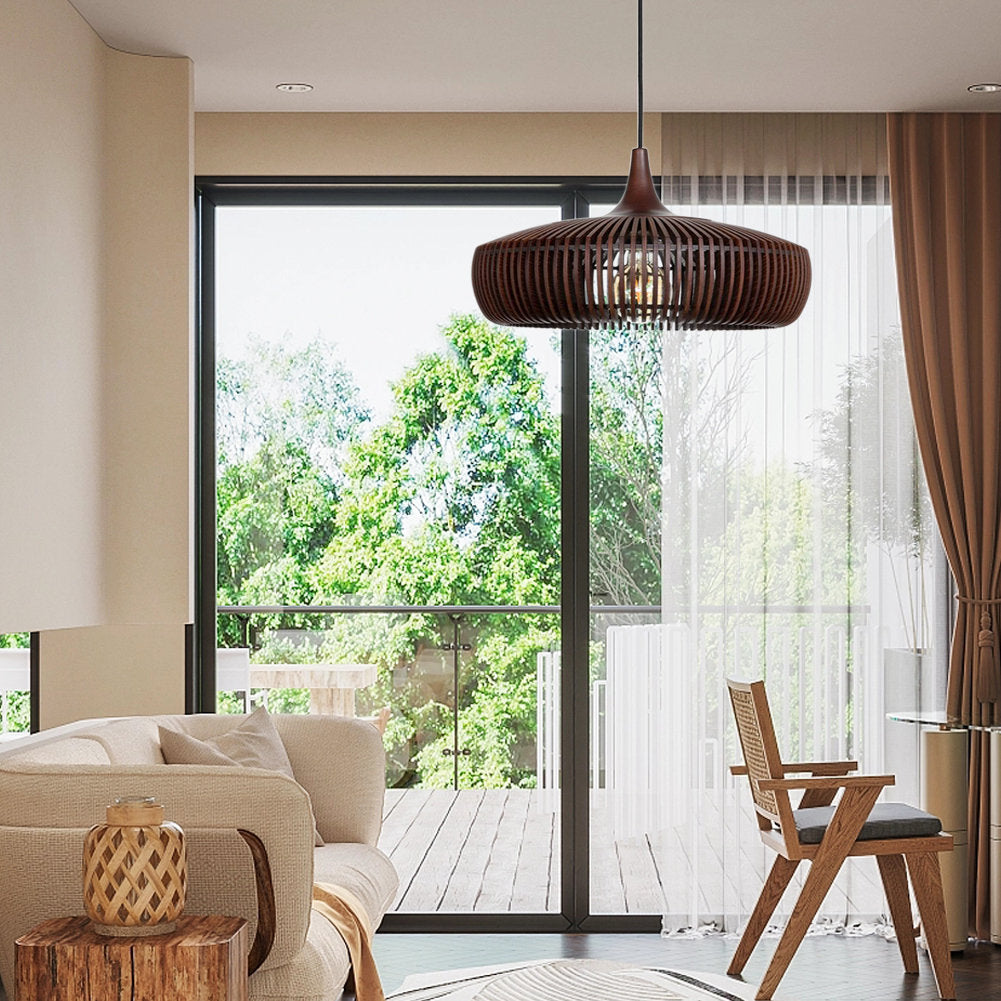 Natural Wood Pendant Lights