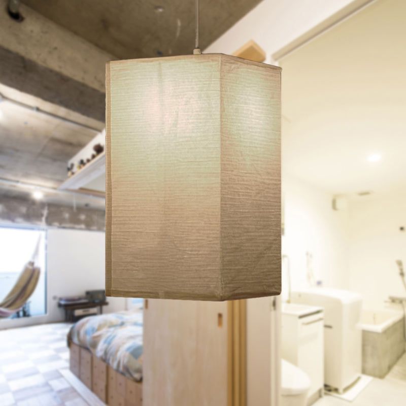 Lantern Traditional Paper Hanging Pendant Lamp