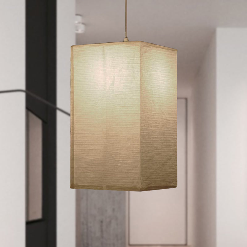 Lantern Traditional Paper Hanging Pendant Lamp