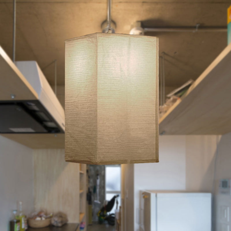 Lantern Traditional Paper Hanging Pendant Lamp