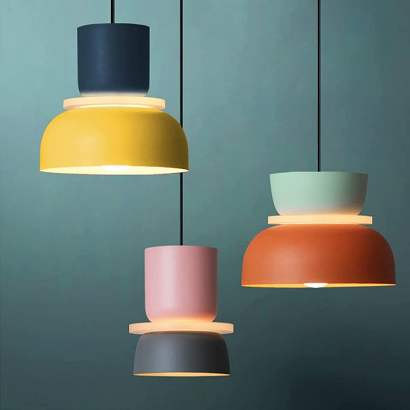 Color Block Pendant Light