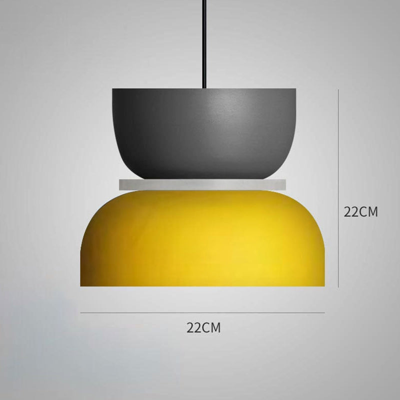 Color Block Pendant Light