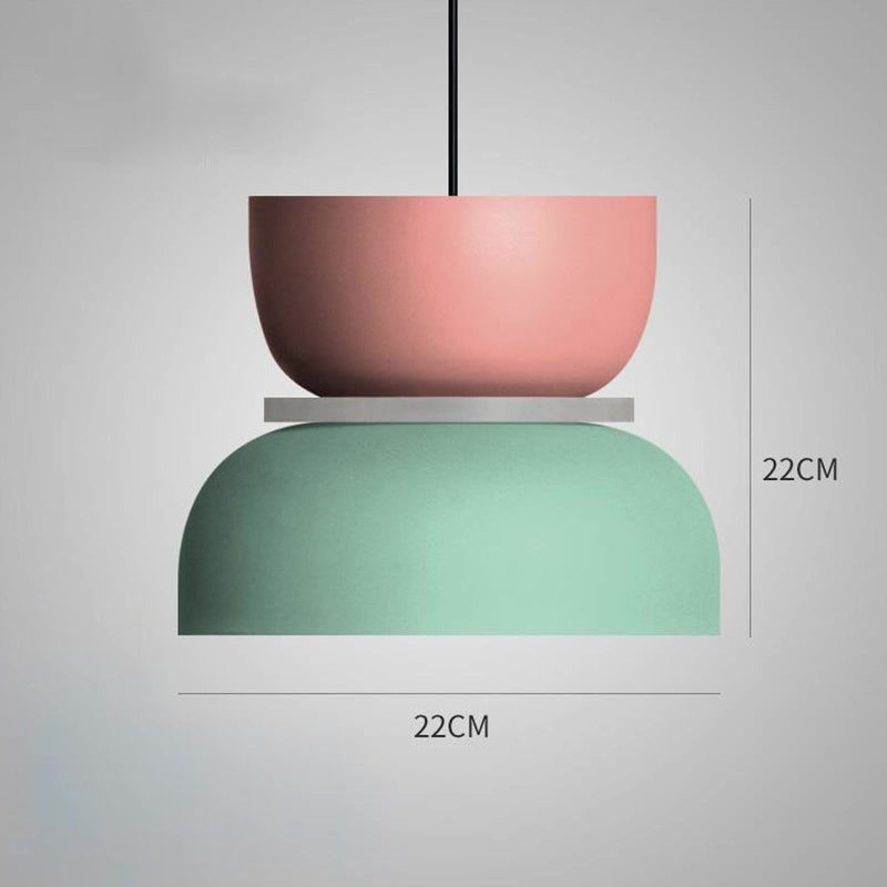 Color Block Pendant Light