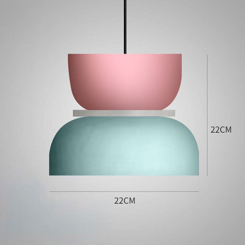 Color Block Pendant Light