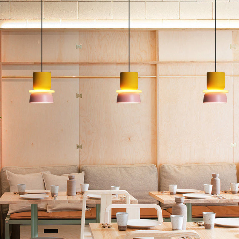 Color Block Pendant Light