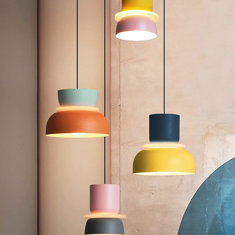 Color Block Pendant Light