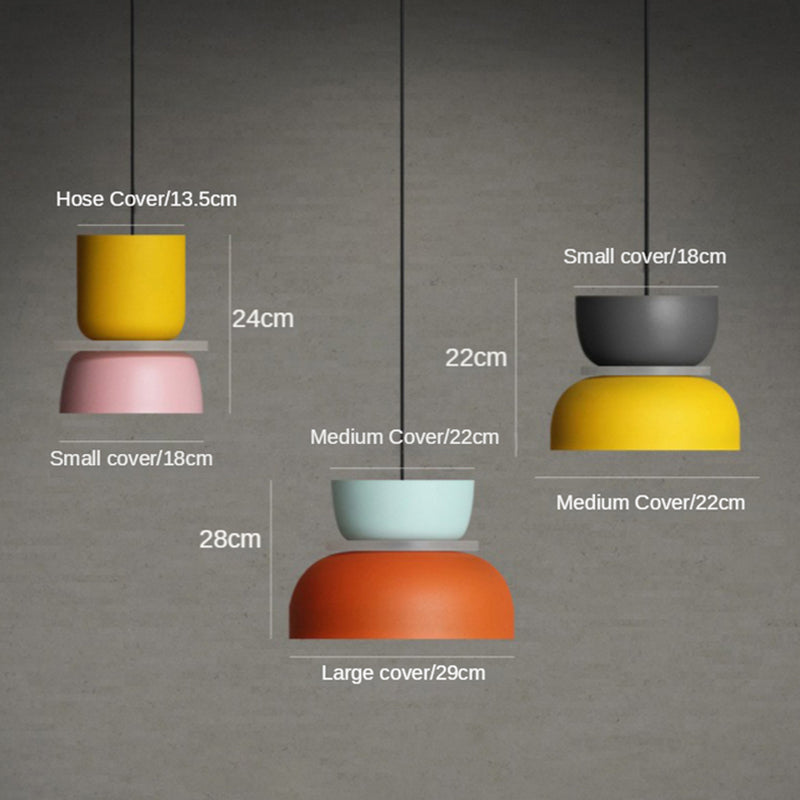 Color Block Pendant Light