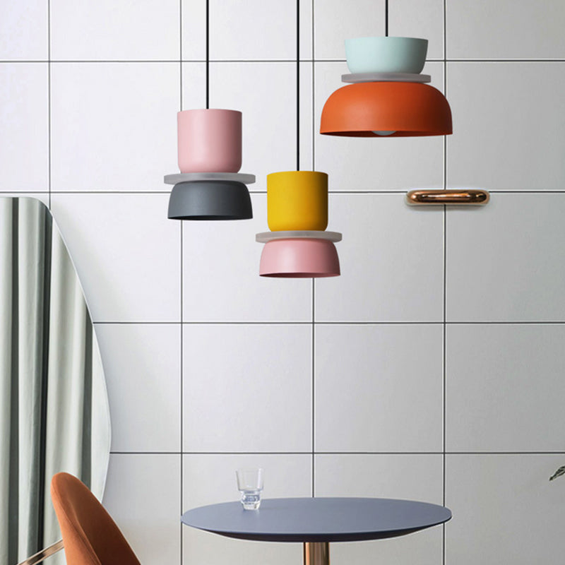 Color Block Pendant Light