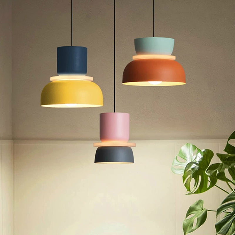 Color Block Pendant Light