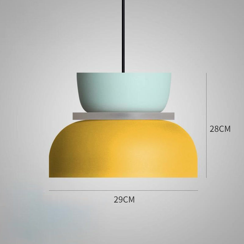 Color Block Pendant Light