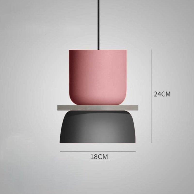 Color Block Pendant Light