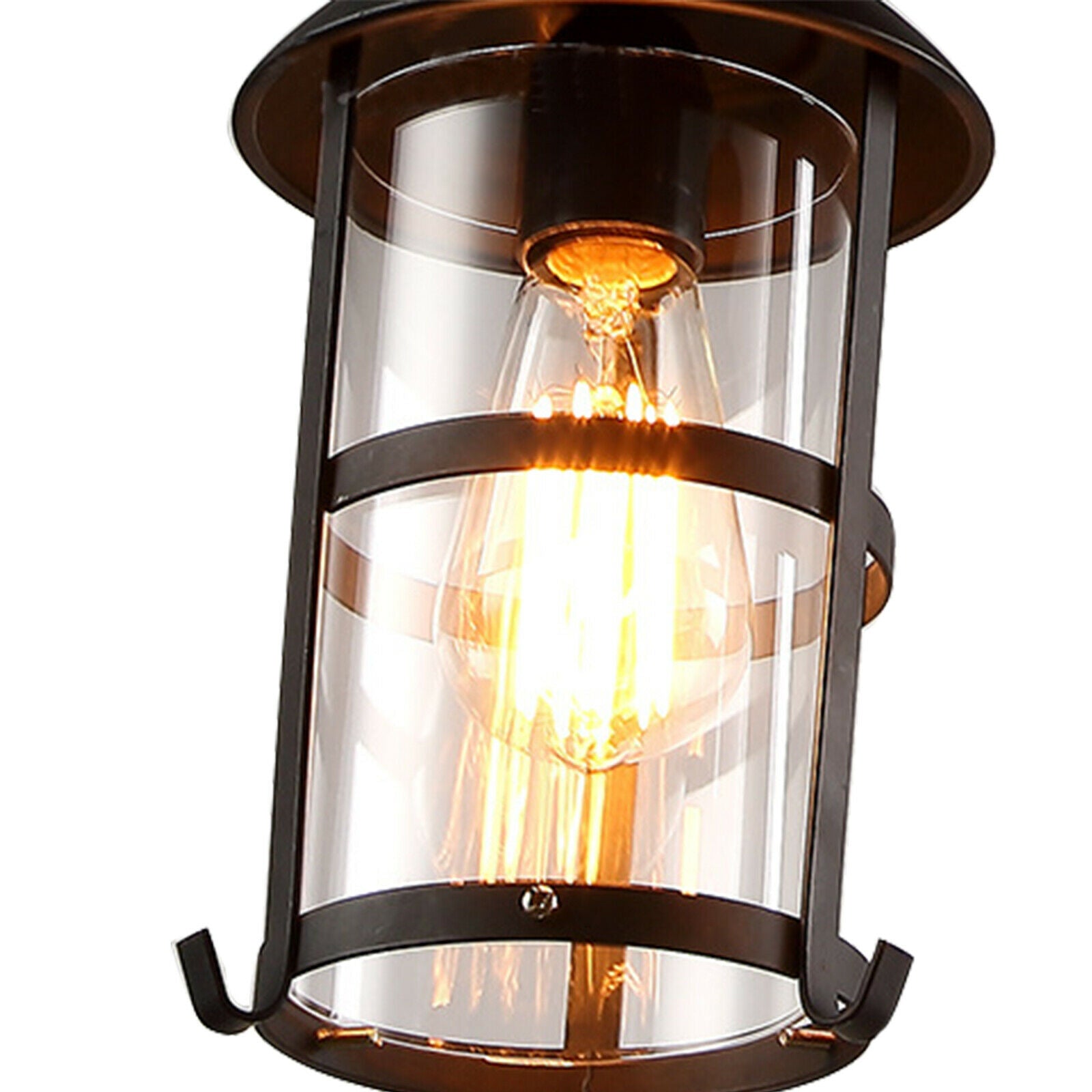 Industrial Wood Hanging Ceiling Lights