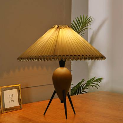 Vintage Wood Table Lamp