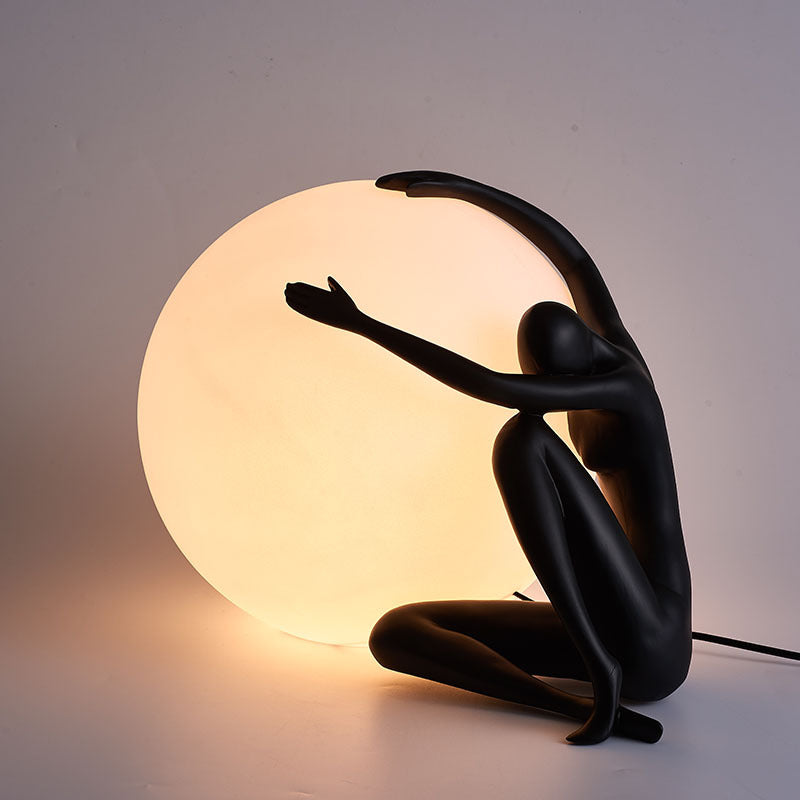 Modern Abstract Character Table Lamp