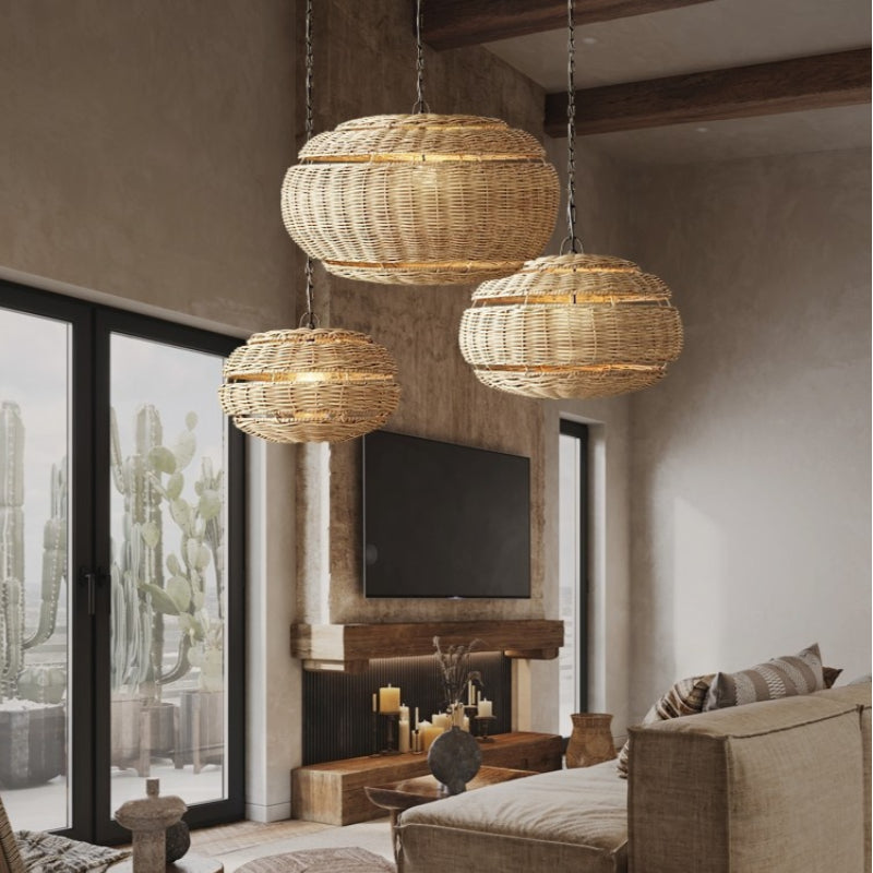Wicker Woven Pendant Lampshades Rattan Pendant Light