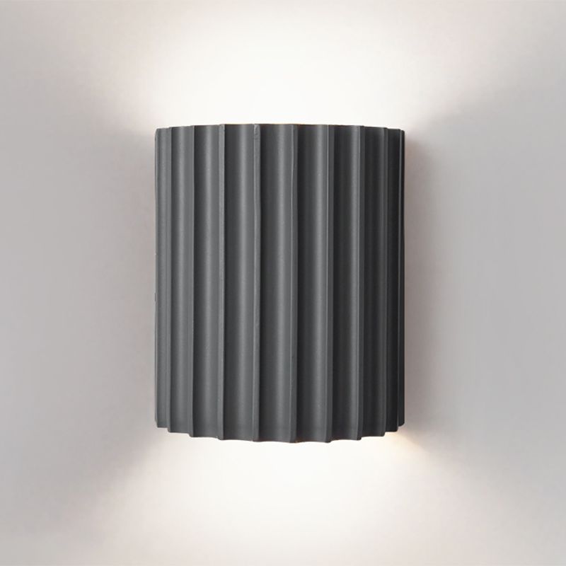Modern Green Half-Cricle Resin Wall Sconce