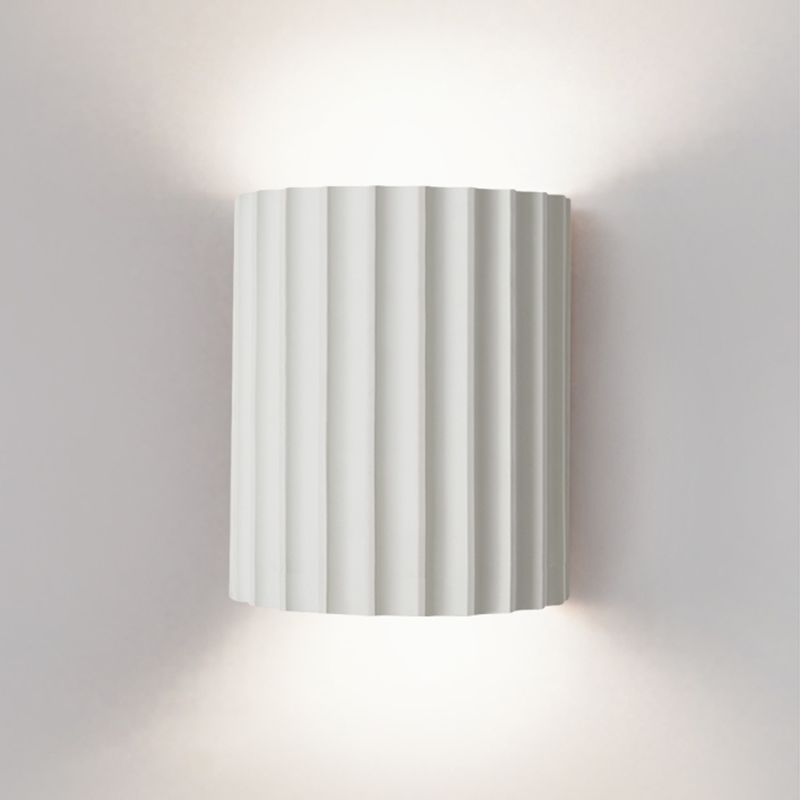 Modern Green Half-Cricle Resin Wall Sconce